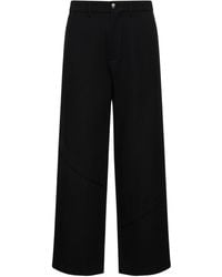 ANDERSSON BELL - Pantaloni camtton in twill di lana - Lyst