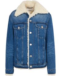 Ami Paris - Trucker Cotton Denim Jacket - Lyst