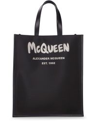 Alexander McQueen Synthetik Polyester tote in Schwarz für Herren Herren Taschen Shopper 