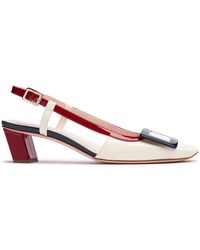 Roger Vivier - Femme Escarpins À Bride En Cuir Belle Vivier 45 Mm - Lyst