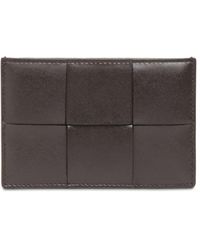 Bottega Veneta - Maxi Intreccio Urban Leather Card Holder - Lyst