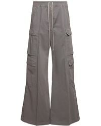 Rick Owens - Jumbo Belas Double Cotton Cargo Pants - Lyst