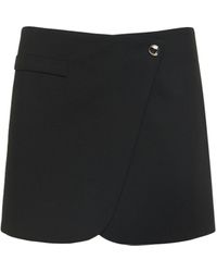Coperni - Tailored Cady Mini Skirt - Lyst