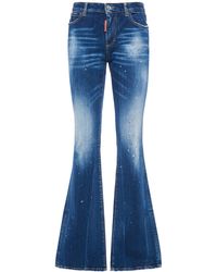 DSquared² - twiggy Midrise Denim Flared Jeans - Lyst