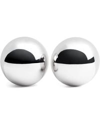 人気！JACQUEMUS シルバー La Croisiere 'The Salon' ピアス JACQUEMUS: シルバー La Croisière 'The Salon' ピアス | SSENSE