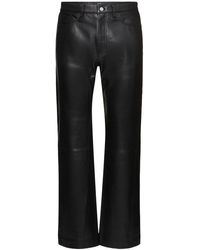 sunflower - Straight Twist Leather Pants - Lyst