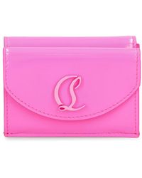 Christian Louboutin - Loubi54 Leather Compact Wallet - Lyst