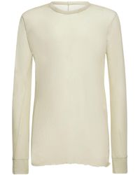 Rick Owens - Unstable Basic Cotton L/T-Shirt - Lyst