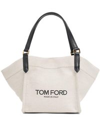 Tom Ford - Petit sac cabas en toile amalfi - Lyst