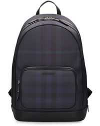 Burberry - Rocco Check Print Backpack - Lyst