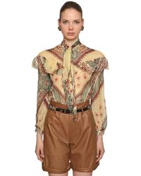 Etro Chemise Georgette En Crêpe De Soie - Multicolore