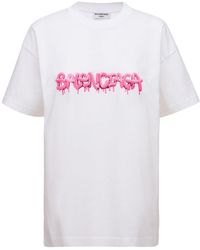 T-shirts Balenciaga pour femme | Réductions en ligne jusqu'à 39 % | Lyst