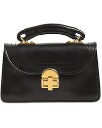 Marni Handtasche Aus Leder "juliette" - Schwarz