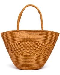 The Row - Emilie Raffia Tote Bag - Lyst