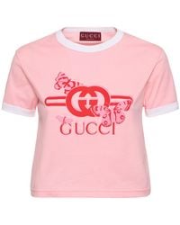 Gucci - New 90s コットンジャージーtシャツ - Lyst