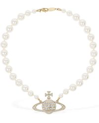 Vivienne Westwood - Gargantilla con perlas sintéticas - Lyst