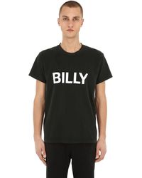 Billy T-shirt Aus Baumwolljersey Mit Logodruck - Schwarz