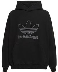 Balenciaga - X Adidas Oversized Hoodie - Lyst