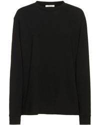 The Row - Ciles Long Sleeve Cotton Jersey T-Shirt - Lyst