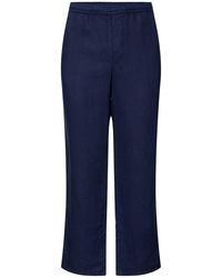 Aspesi - Garment-dyed Lightweight Linen Pants - Lyst