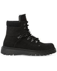 moncler patent leather combat boots
