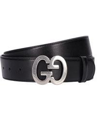 Signature GG-logo leather belt | Gucci