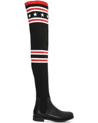 thigh high givenchy boots