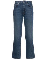 Totême - Twisted Seam Cotton Denim Jeans - Lyst