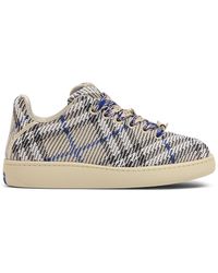 Burberry - Mf Box Knitted Low Top Sneakers - Lyst