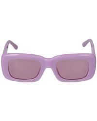 The Attico - Eckige Sonnenbrille Aus Acetat "marfa" - Lyst