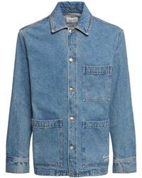 Maison Kitsuné - Denim Workwear Jacket - Lyst