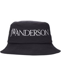 JW Anderson - Logo Embroidered Bucket Hat - Lyst