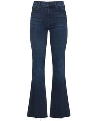 Mother - Jeans the weekender frayed in denim stretch - Lyst