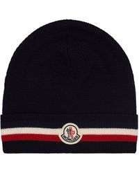 Moncler - Virgin Wool Beanie - Lyst