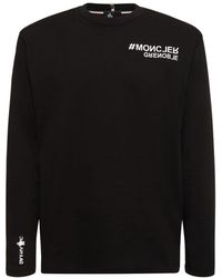 3 MONCLER GRENOBLE - T-shirt Aus Baumwolle Mit Logo - Lyst