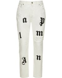 Palm Angels - Jeans con patch logo - Lyst