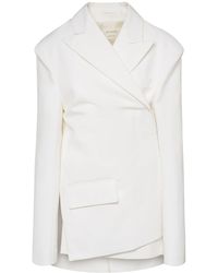 Sportmax - Giacca achille1234 in cotone washed - Lyst