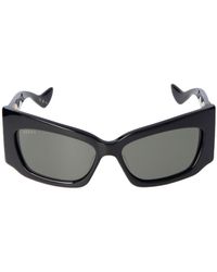Gucci - gg1412s Geometric Acetate Sunglasses - Lyst