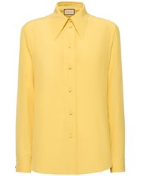 Shirts Gucci - Silk crepe de chine shirt - 609469ZAAOG5903