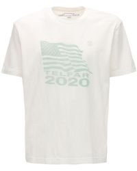 Telfar T-shirt En Jersey De Coton " 2020" - Blanc