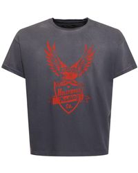HTC - Eagle Print Cotton Jersey T-shirt - Lyst