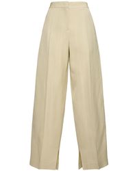 Jil Sander - Hose Aus Viskose Und Seide - Lyst