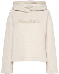 Max Mara - Logo-hoodie Aus Jersey "gary" - Lyst