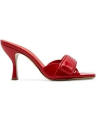 Gia Borghini - 80Mm Alodie Patent Faux Leather Sandals - Lyst