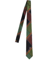 Vivienne Westwood - Cravate en soie tartan 7 cm - Lyst