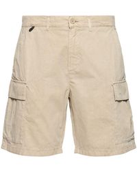Sundek - Striped Cotton Poplin Cargo Shorts - Lyst