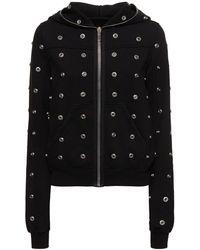 Rick Owens - Kapuzenjacke Mit Druckknöpfen - Lyst