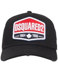 DSquared² - Gorra de baseball de algodón con parche con logo - Lyst