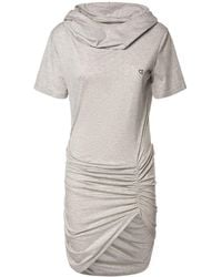 GIUSEPPE DI MORABITO - Cotton Jersey Mini Dress - Lyst