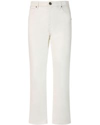Balmain - Regular Cotton Denim Jeans - Lyst